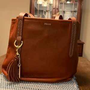 Fount Bellfield leather tote
